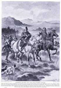 Le fils de Murdoch Stuart tue le faucon de son père, années 1920 - Henry A. Payne